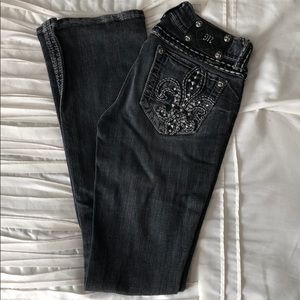 Miss me boot cut grey jeans